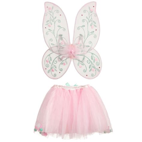 Souza - Pink Fairy Costume with Wings | Childrensalon