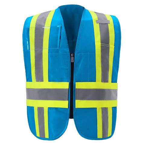 IC110BL BLUE CONTRAST INCIDENT COMMAND VEST | Equipment Direct