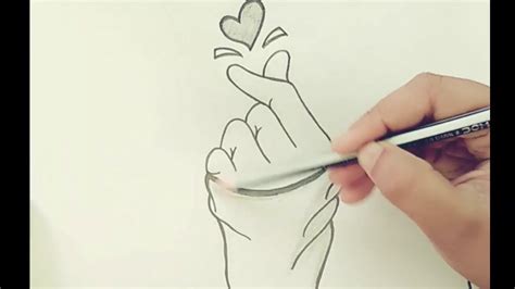 Heart Hands Drawing