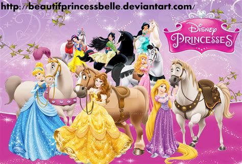 Disney Princesses - Royal Horses by BeautifPrincessBelle on DeviantArt