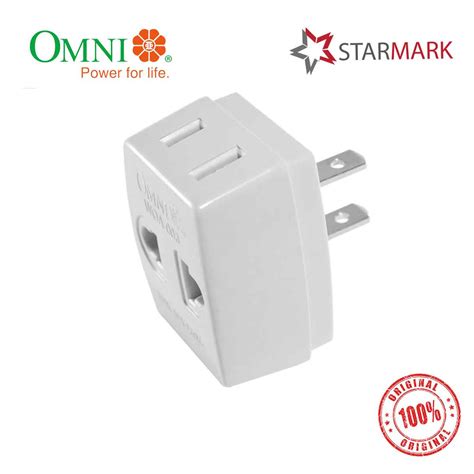 Omni Octopus Adapter Triple Tap to Flat Pin Plug Adapter Outlet Adapter Socket Adapter Adaptor ...