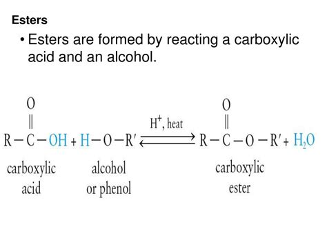 PPT - Carboxylic Acids and Esters The functional group of carboxylic acids is the carboxyl group ...