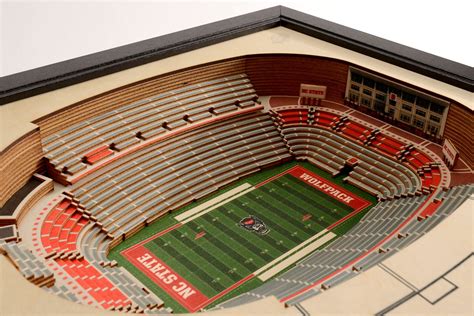 NC State Wolfpack | 3D Stadium View | Carter-Finley Stadium | Wall Art ...