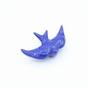 Blue ceramic swallow [Handmade in Portugal]