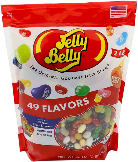 Jelly Belly Jelly Beans, 49 Flavors, 2 Pound (Pack of 1)- Buy Online in ...