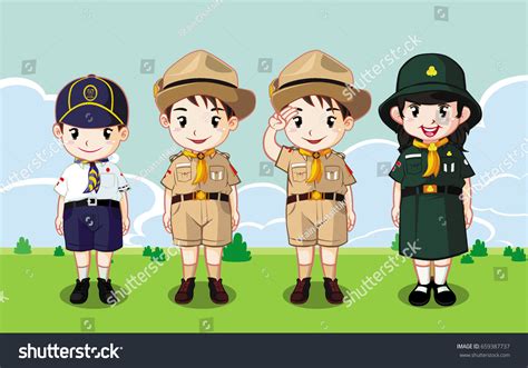 Scout Thailand: Over 106 Royalty-Free Licensable Stock Vectors & Vector ...