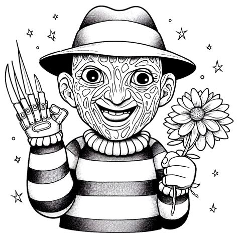 Happy Freddy Krueger coloring page - Download, Print or Color Online ...