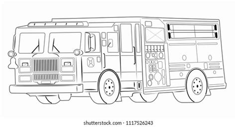 2,270 Fire Truck Drawing Stock Vectors, Images & Vector Art | Shutterstock