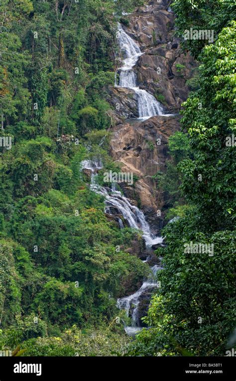 The Thor Thip waterfall in Kaeng Krachan National Park Thailand Stock ...