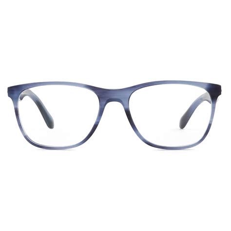 Giorgio Armani - Rectangular Optical Glasses - Blue - Optical Glasses - Giorgio Armani Eyewear ...