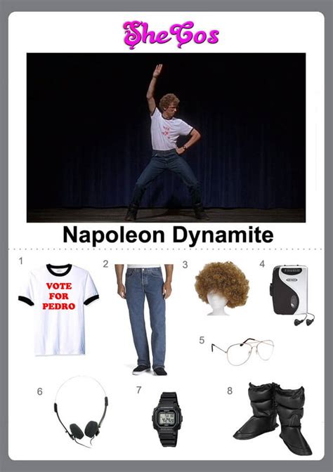 DIY To Make A Napoleon Dynamite Costume | SheCos Blog