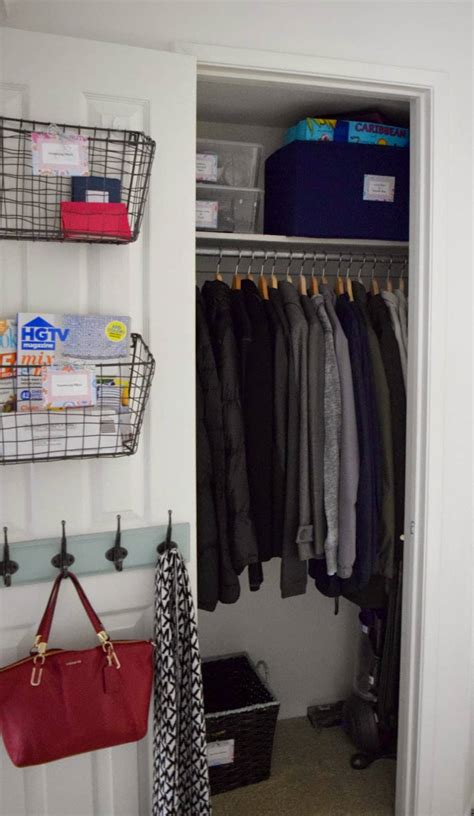 Hall Closet Organization Ideas: 17 Brilliant Tips & Hacks