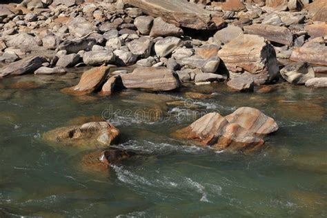 Rocks Shaped by Water of the Langtang Khola, River in Nepal. Stock Photo - Image of nepal ...