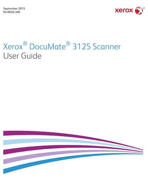 XEROX DOCUMATE 3125 USER MANUAL Pdf Download | ManualsLib