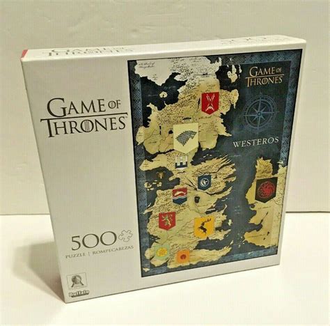 Game Of Thrones Puzzle Map