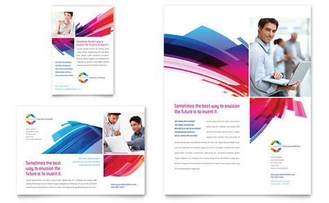 Software Solutions Flyer & Ad Template Design