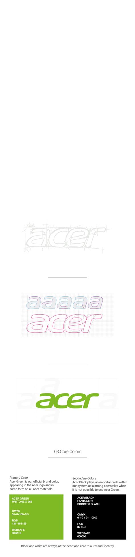 Acer logo // reBrand Official 2011 on Behance