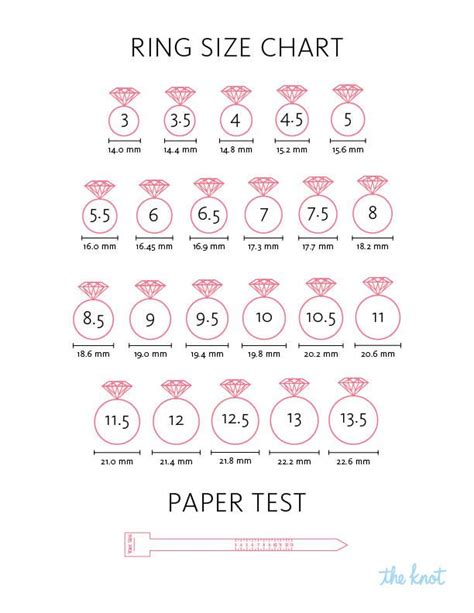 Here’s How to Easily Measure Your Ring Size at Home | Printable ring ...