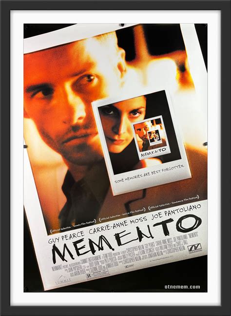 Memento - 2000 - Original Movie Poster - Art of the Movies