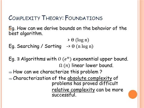 COMPLEXITY THEORY FOUNDATIONS COMPLEXITY THEORY FOUNDATIONS COMPLEXITY ...