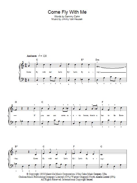 Come Fly With Me | Sheet Music Direct