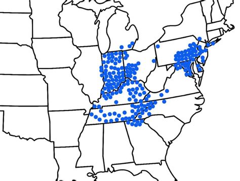 2021 Cicadas 13 Facts About The Brood X Cicada Invasion Maps When | Maps Of Ohio