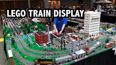 Huge LEGO Train Layout at Brickworld Chicago 2019 - YouTube