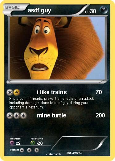 Pokémon asdf guy 9 9 - i like trains - My Pokemon Card