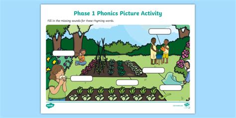 Phase 1 Phonics Picture Worksheet | Twinkl Phonics Resource