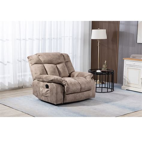 Hommoo Fabric Massage Recliner Chair, Electric Recliner Chairs with ...