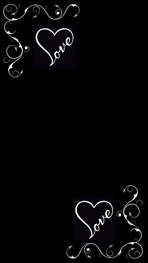 Love, black, swirls, HD phone wallpaper | Peakpx