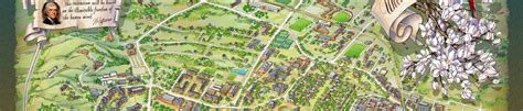 UVA Campus Illustrated Map - Illustrated Maps by Rabinky Art, LLC