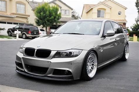 Carbon Fiber Front Lip for 2008-12 BMW 3-Series Sedan/Touring [E90/E91] (LCI) w/ M Tech Bumper ...