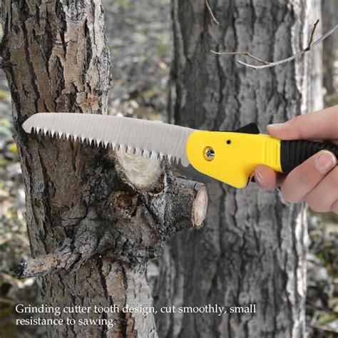 LYUMO Pruning Gardening Saw, Multifunctional Folding Hand Saw Cutting Fruit Trees Pruning ...