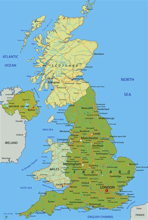 United Kingdom Map - Guide of the World