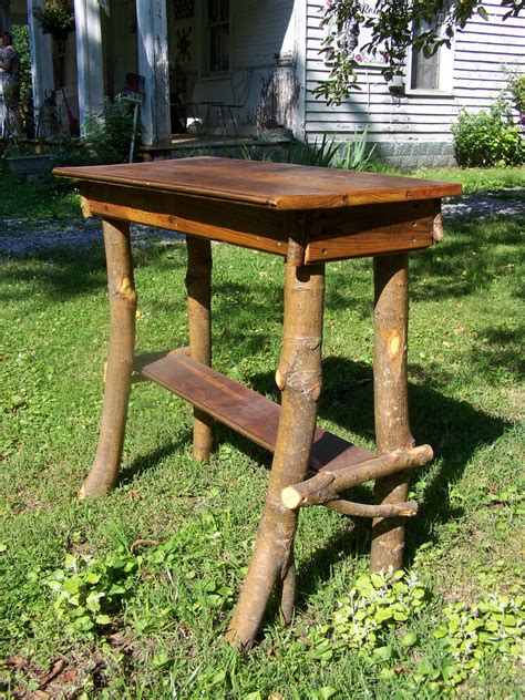 Maple branch and reclaimed barn lumber Table. Finished with mineral oil (lots of it) and ...