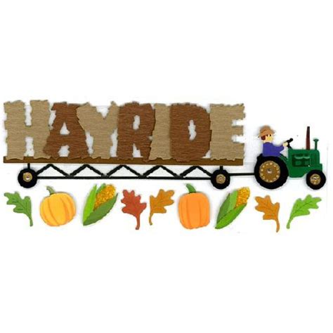 Halloween Hayride Clip Art free image download