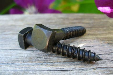 VINTAGE SQUARE HEAD Wood Screws set of 10