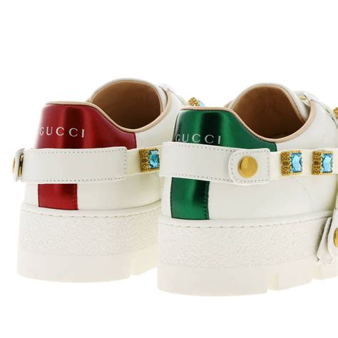 GUCCI: Sneakers women | Sneakers Gucci Women White | Sneakers Gucci ...