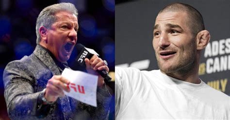 Octagon Announcer Bruce Buffer Sends Ominous Warning To Controversial UFC Contender Sean Strickland