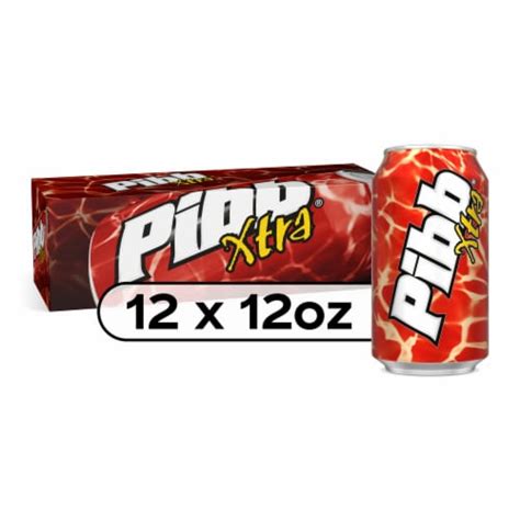 Pibb Xtra Soda Cans, 12 pk / 12 fl oz - King Soopers