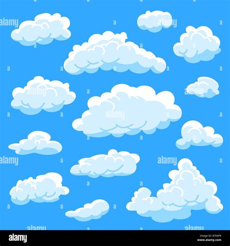 Cloudy and blue sky background Stock Vector Images - Alamy