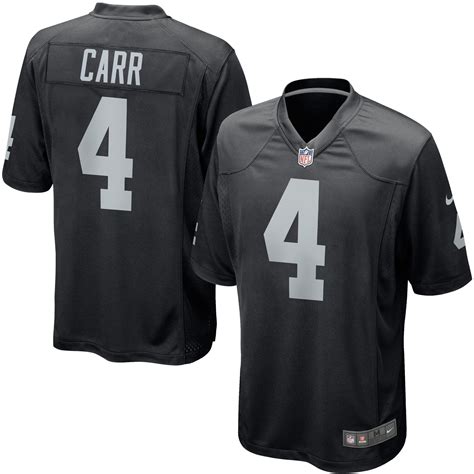 Derek Carr #4 Las Vegas Raiders 2021 Black Game Player Jersey