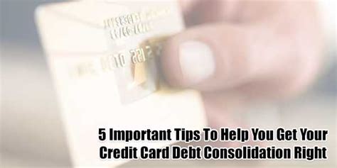 5 Important Tips To Help You Get Your Credit Card Debt Consolidation Right - EXEIdeas – Let's ...