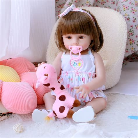 Buy Lifelike Reborn Baby Dolls 18 Inch Realistic Newborn Girl Baby Doll ...