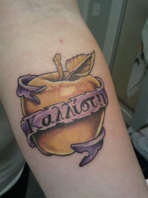 The Golden Apple of Discord. | Trendy Tattoos | Pinterest