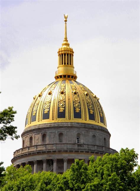 Gold guilded dome of WV State Capitol | Wv state, West virginia, Dome