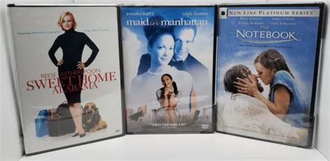 LOT OF (3) Romance/Romantic Comedy Dvd's- The Notebook, Sweet Home Alabama + Mor $9.49 - PicClick