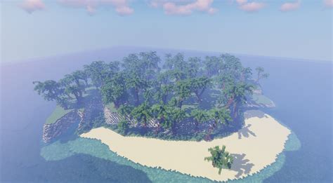 Desert island. Map for survival 1.15.2 Minecraft Map