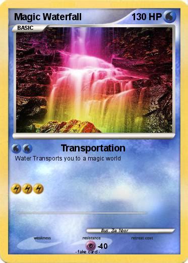 Pokémon Magic Waterfall - Transportation - My Pokemon Card